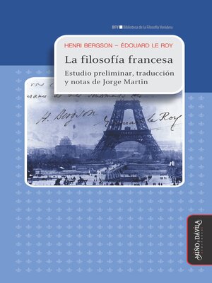 cover image of La filosofía francesa